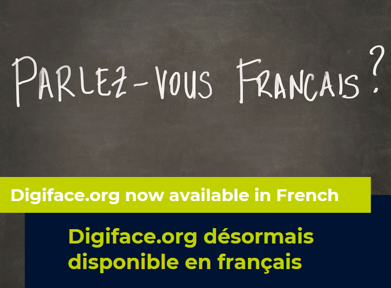 For all of our Francophone colleagues: DIGI-FACE Platform is now available in French!